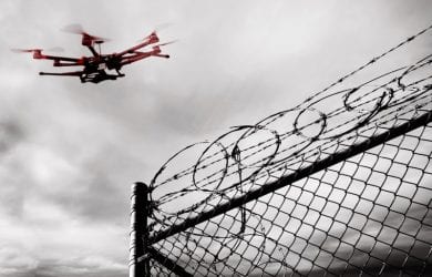 Drones smuggling in prisons