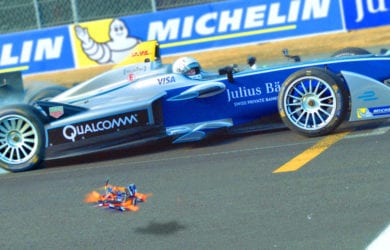 drone vs formula 1 race